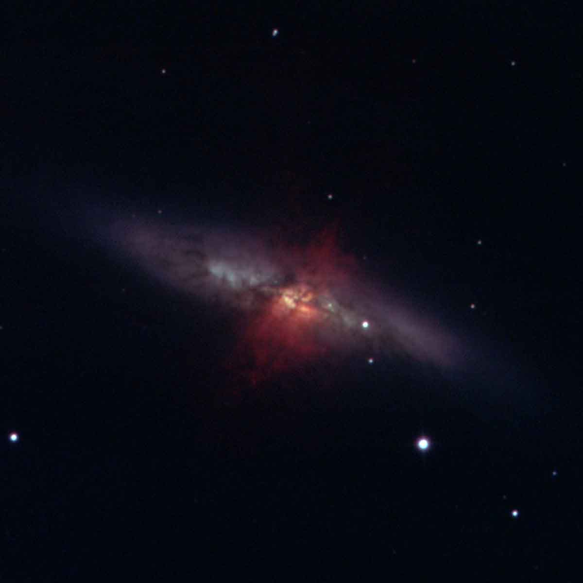 M82 - Cigar Galaxy with SN2014J
